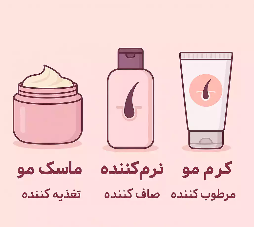 فرق بین محصولات مراقبتی مو