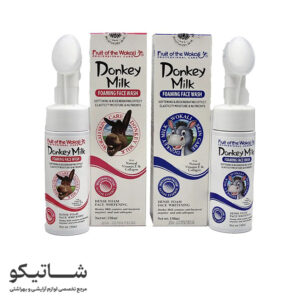 فوم شستشوی صورت وکالی شیر الاغ